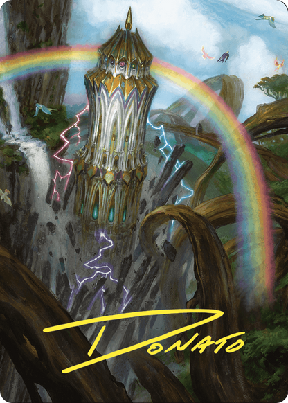 Command Tower // Command Tower (ACMM-047) (Borderless) [Commander Masters Art Series]