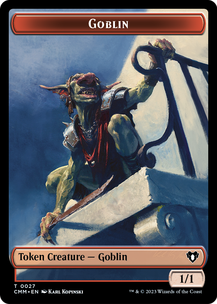 Goblin (TCMM-027) [Commander Masters Tokens]