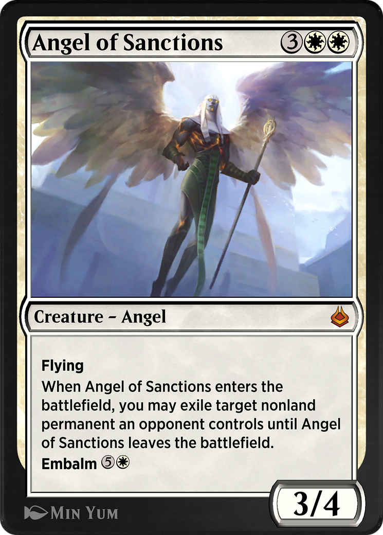 Angel of Sanctions (AKR-001) [Amonkhet Remastered]