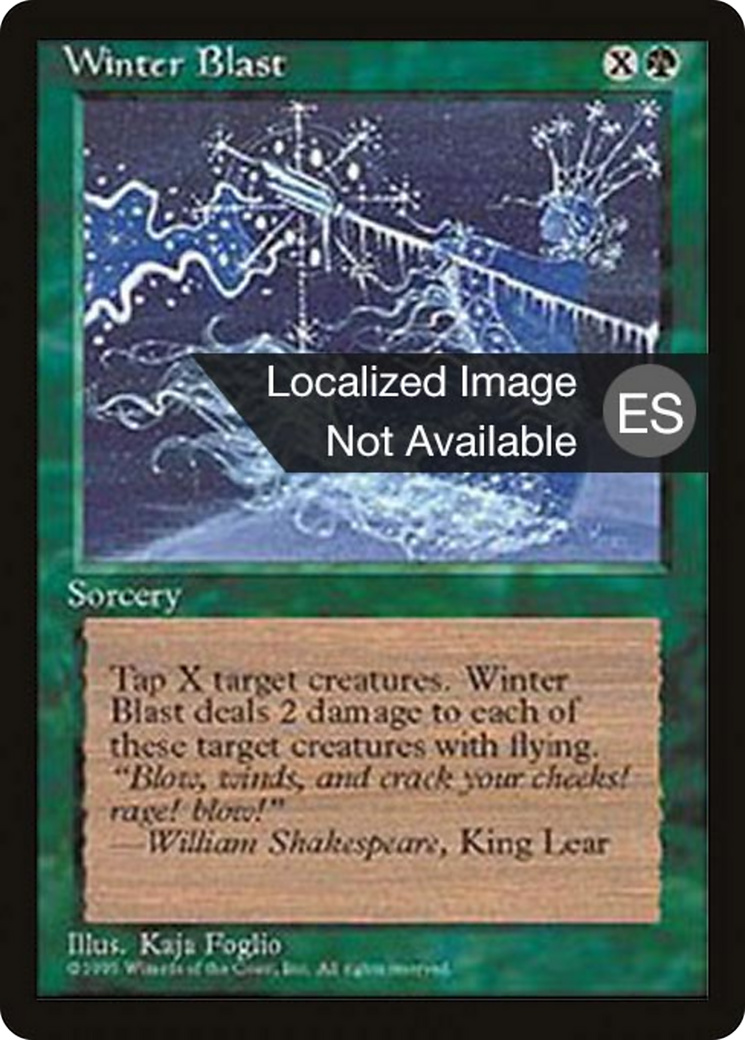 Winter Blast [Fourth Edition Foreign Black Border]