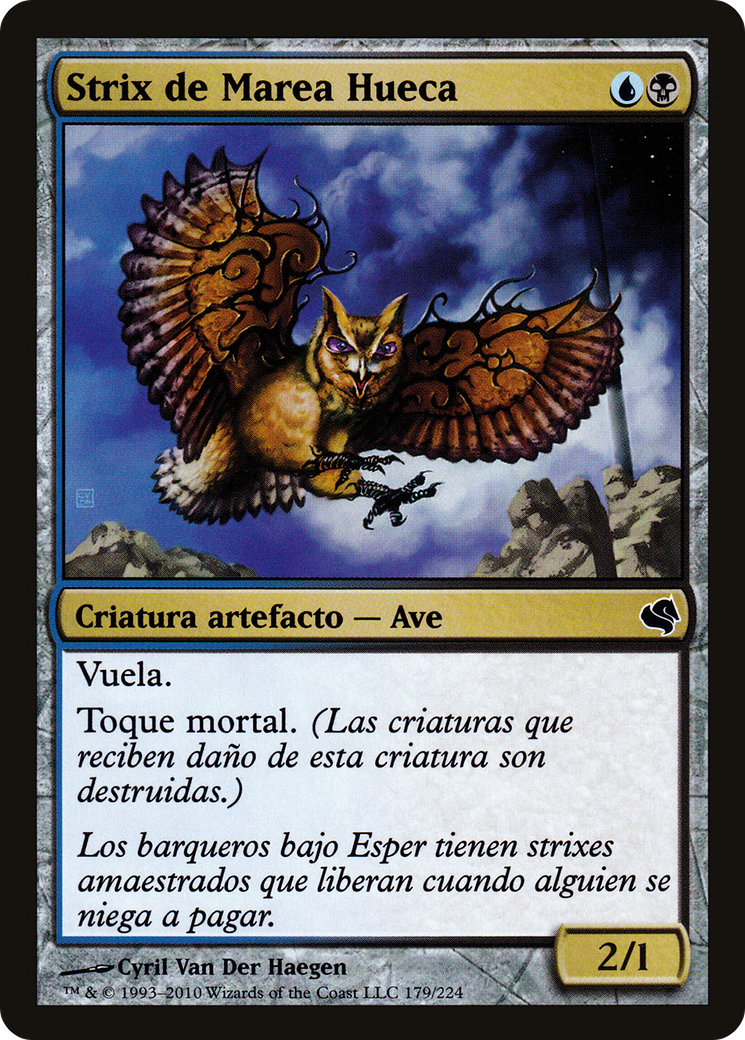 Tidehollow Strix (Spanish) - "Strix de Marea Hueca" (PS11-179) [Salvat 2011]