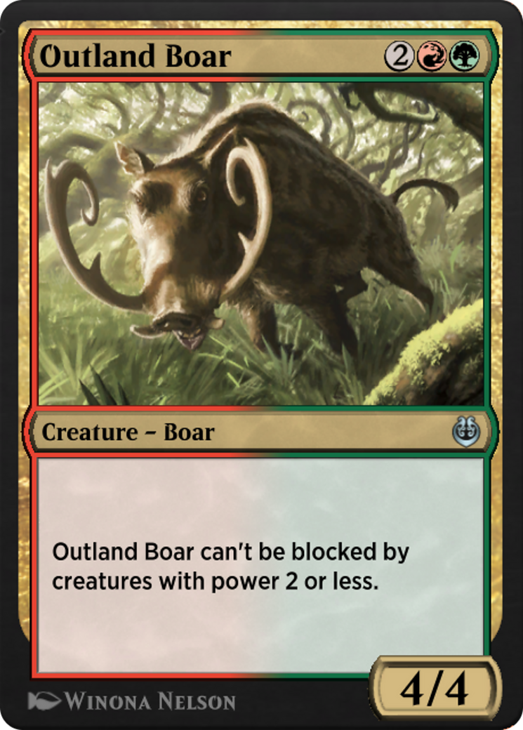 Outland Boar (KLR-201) [Kaladesh Remastered]