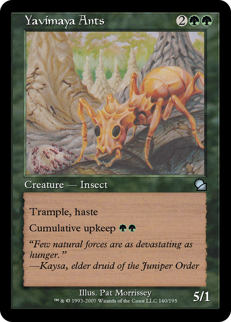 Yavimaya Ants (ME1-140) [Masters Edition]