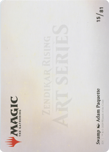 Swamp // Swamp (AZNR-015) (Borderless) [Zendikar Rising Art Series]