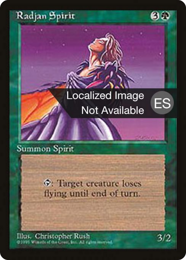 Radjan Spirit (4BB-266) [Fourth Edition Foreign Black Border]