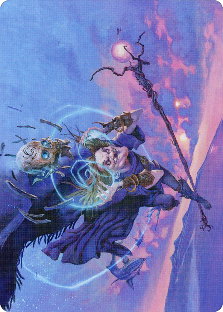 Zur, Eternal Schemer // Zur, Eternal Schemer (ADMU-056) (Borderless) [Dominaria United Art Series] Foil