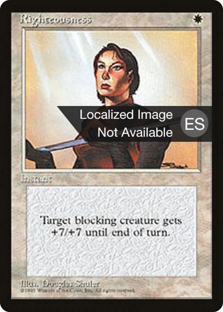 Righteousness [Fourth Edition Foreign Black Border]