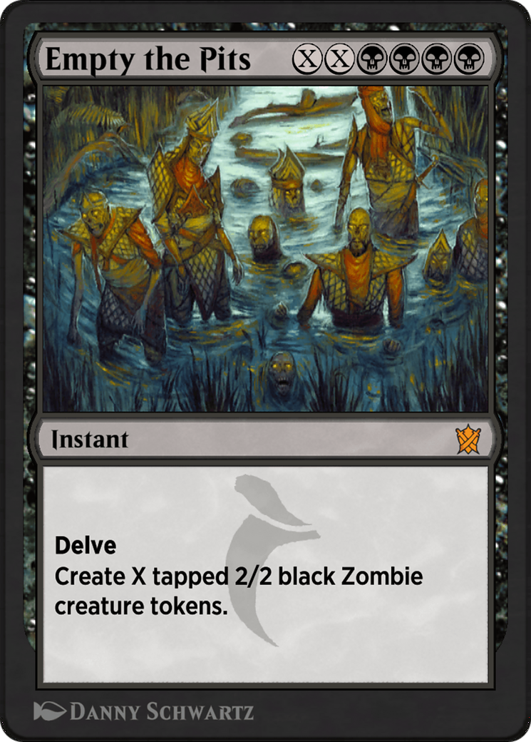 Empty the Pits (KTK-72Y) [Khans of Tarkir]