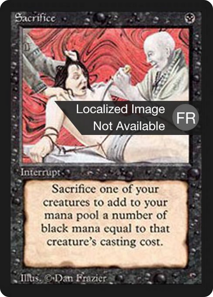 Sacrifice (FBB-126) [Foreign Black Border]