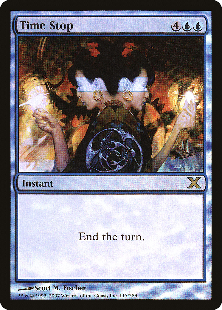 Time Stop (10E-117★) [Tenth Edition] Foil