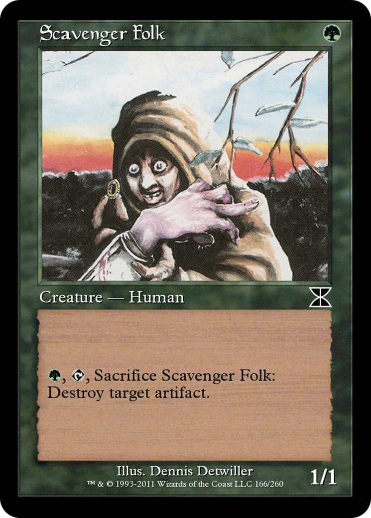 Scavenger Folk (ME4-166) [Masters Edition IV] Foil