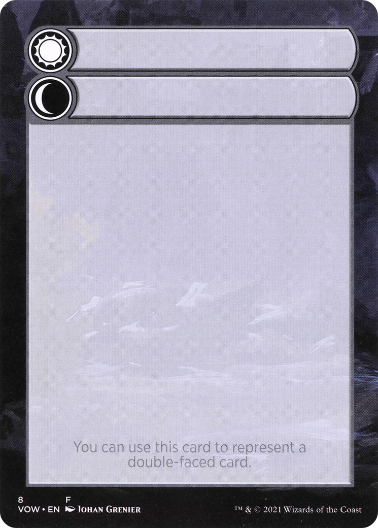 Double-Faced Substitute Card (SVOW-008) (Borderless) [Innistrad: Crimson Vow Substitute Cards]