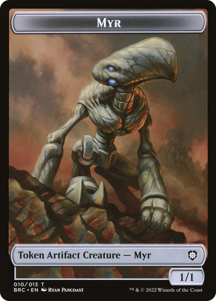 Myr (TBRC-010) [The Brothers' War Commander Tokens] Foil