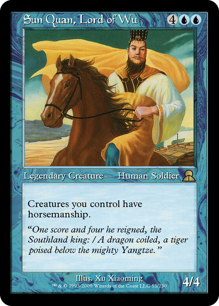 Sun Quan, Lord of Wu (ME3-053) [Masters Edition III] Foil