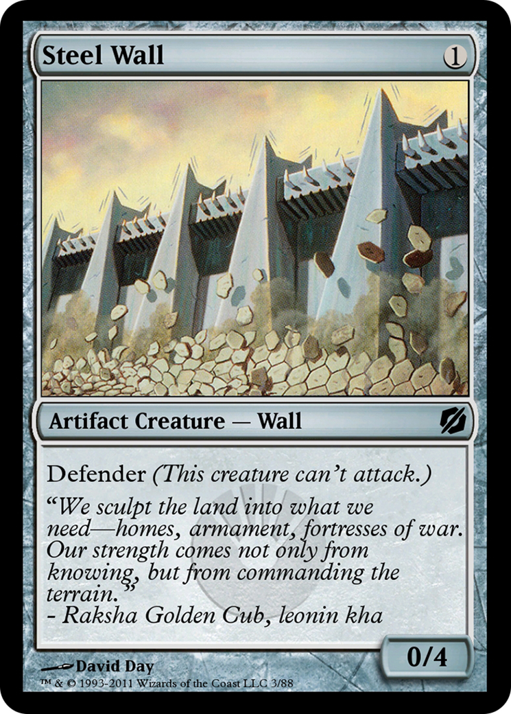 Steel Wall (TD2-003) [Duel Decks: Mirrodin Pure vs. New Phyrexia]