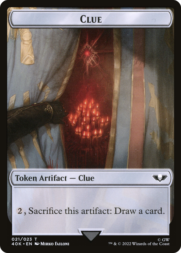 Clue (T40K-021) [Warhammer 40,000 Tokens]