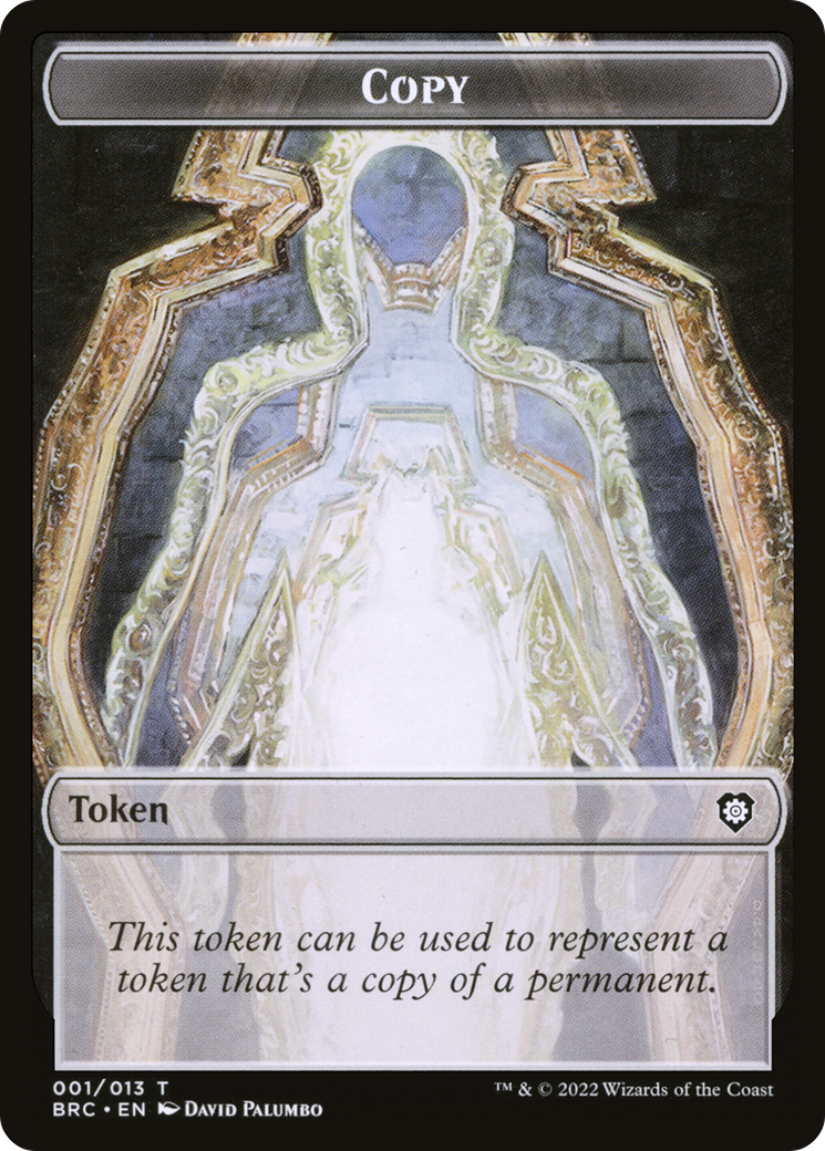 Copy (TBRC-001) [The Brothers' War Commander Tokens] Foil
