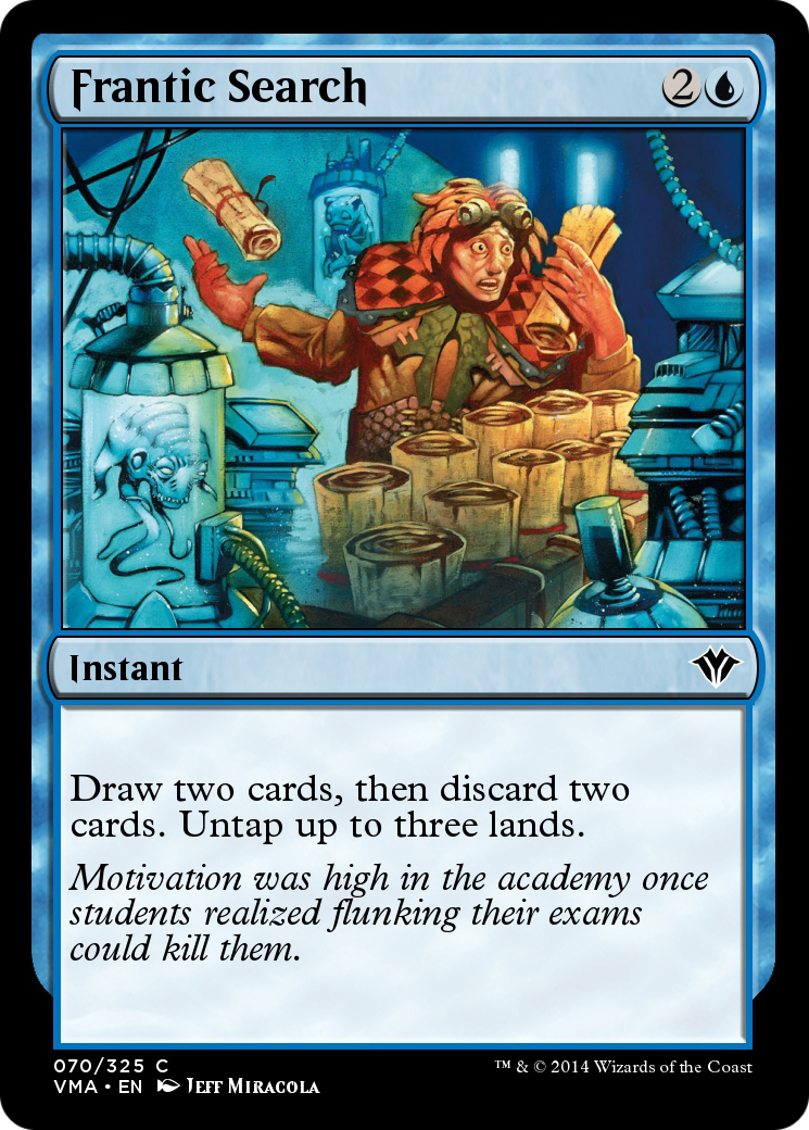 Frantic Search (VMA-070) [Vintage Masters] Foil