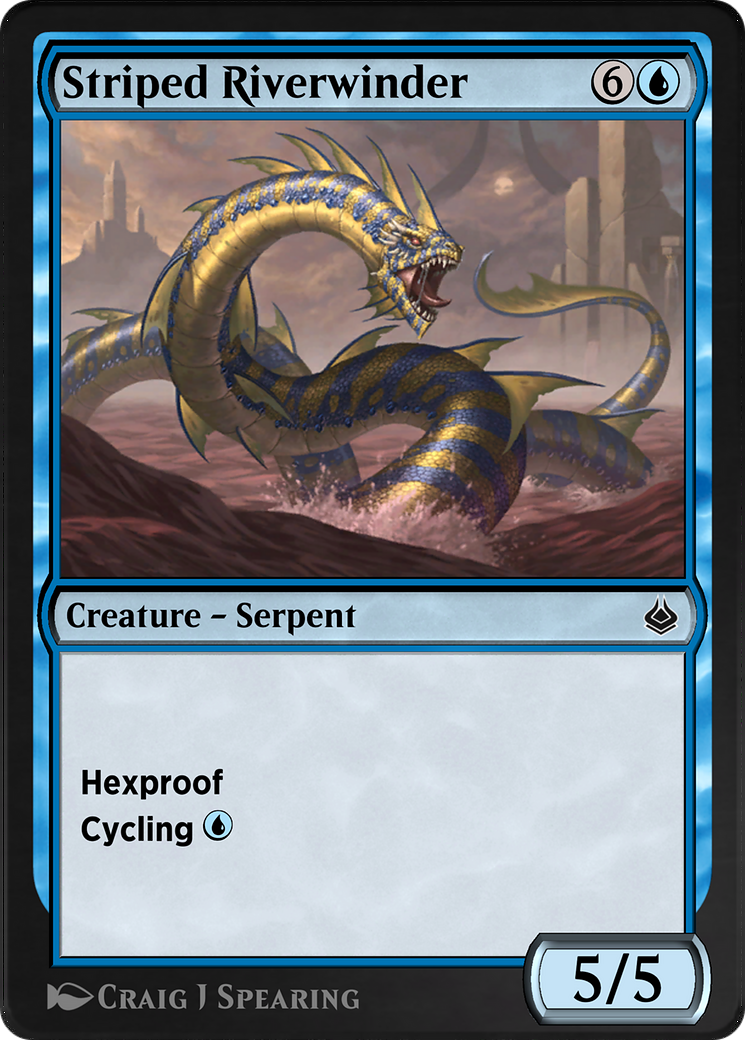 Striped Riverwinder (AKR-082) [Amonkhet Remastered]