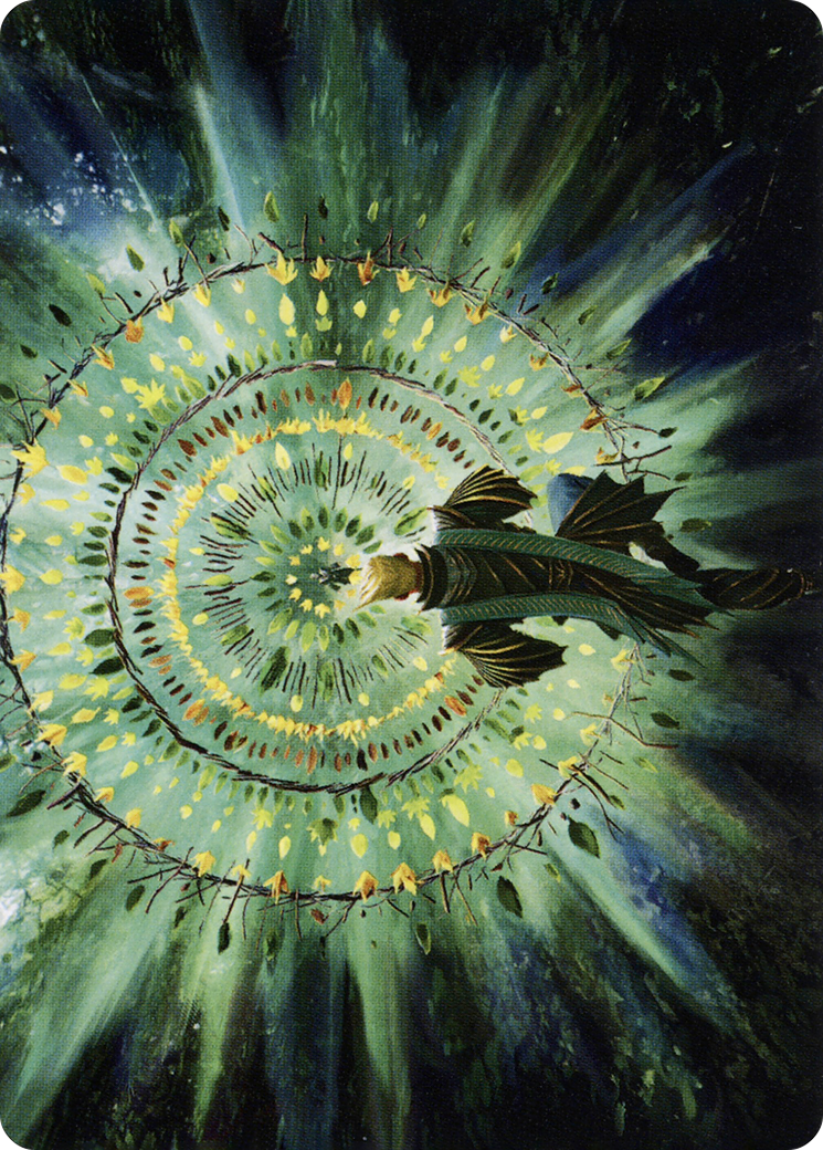 Verdant Mastery // Verdant Mastery (ASSTX-019) (Borderless) [Strixhaven Art Series] Foil