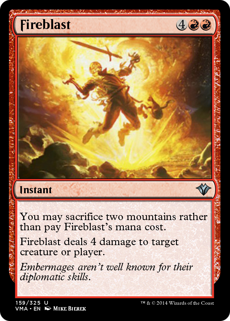Fireblast (VMA-159) [Vintage Masters] Foil