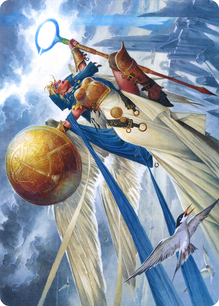 Linvala, Shield of Sea Gate // Linvala, Shield of Sea Gate (AZNR-077) (Borderless) [Zendikar Rising Art Series]
