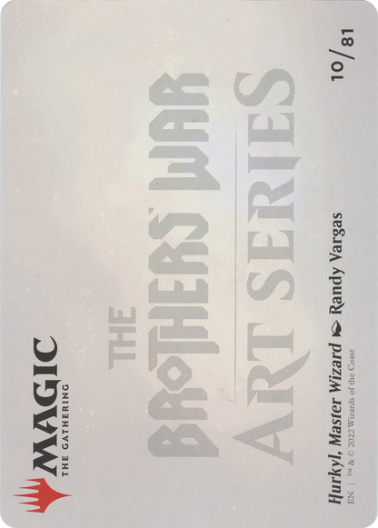 Hurkyl, Master Wizard // Hurkyl, Master Wizard (ABRO-010) (Borderless) [The Brothers' War Art Series] Foil