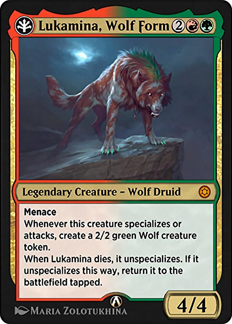 Lukamina, Wolf Form (HBG-17R) [Alchemy Horizons: Baldur's Gate]