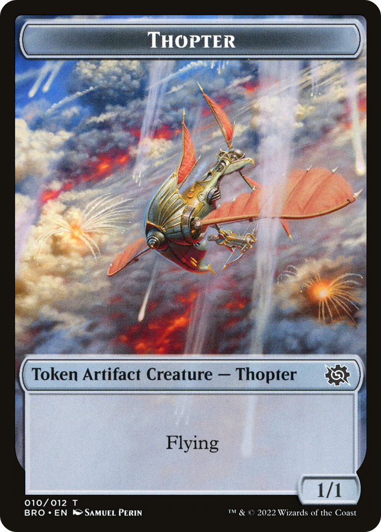 Thopter (TBRO-010) [The Brothers' War Tokens]