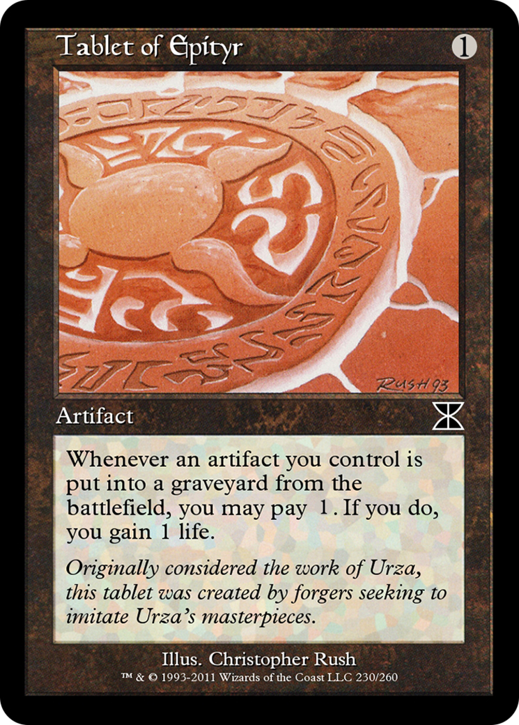 Tablet of Epityr (ME4-230) [Masters Edition IV] Foil