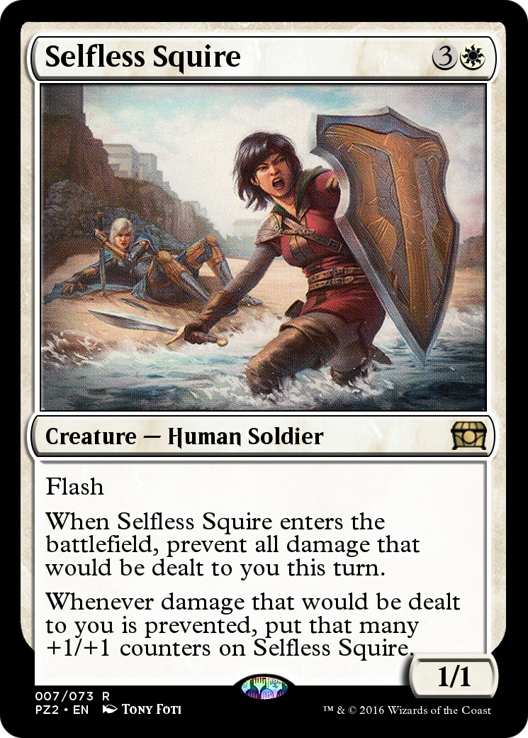 Selfless Squire (PZ2-007) [Treasure Chest] Foil