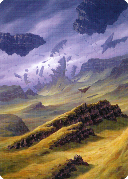 Plains // Plains (AZNR-009) (Borderless) [Zendikar Rising Art Series] Foil