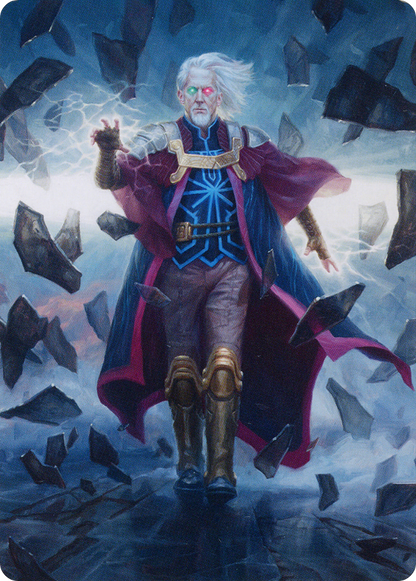 Urza, Planeswalker // Urza, Planeswalker (ABRO-042) (Borderless) [The Brothers' War Art Series] Foil