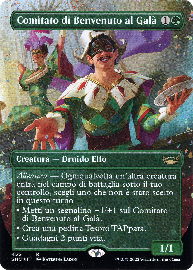 Gala Greeters (Italian) (UMP-455) (Borderless) [Streets of New Capenna] Foil