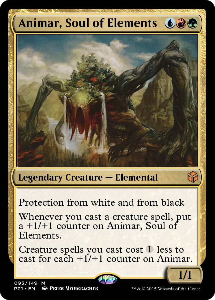 Animar, Soul of Elements (PZ1-093) [Legendary Cube Prize Pack]