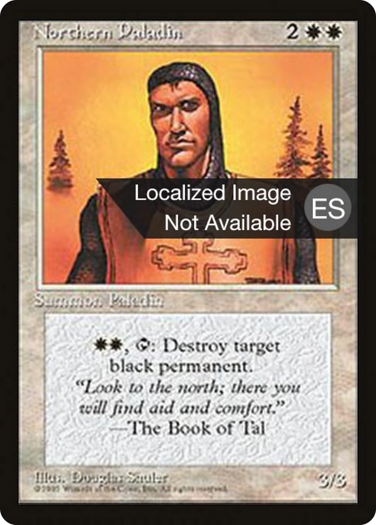 Northern Paladin (4BB-037) [Fourth Edition Foreign Black Border]