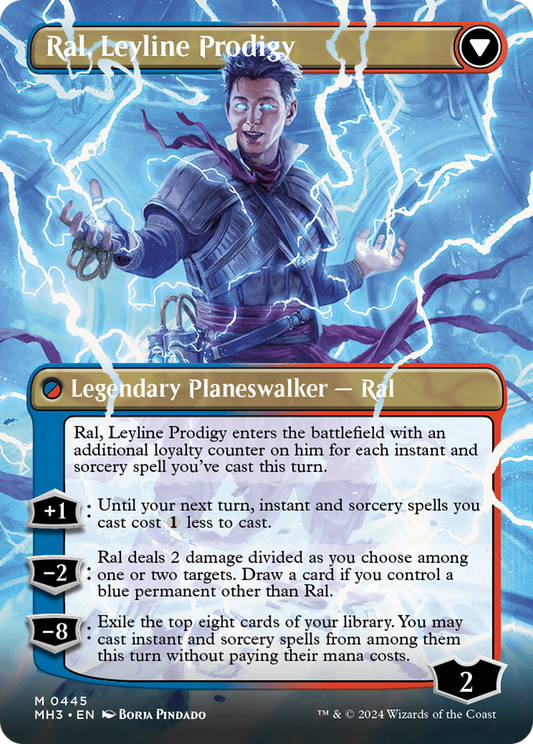 Ral, le Mage de la mousson // Ral, prodige des lignes telluriques (Sans bordure) [Modern Horizons 3]