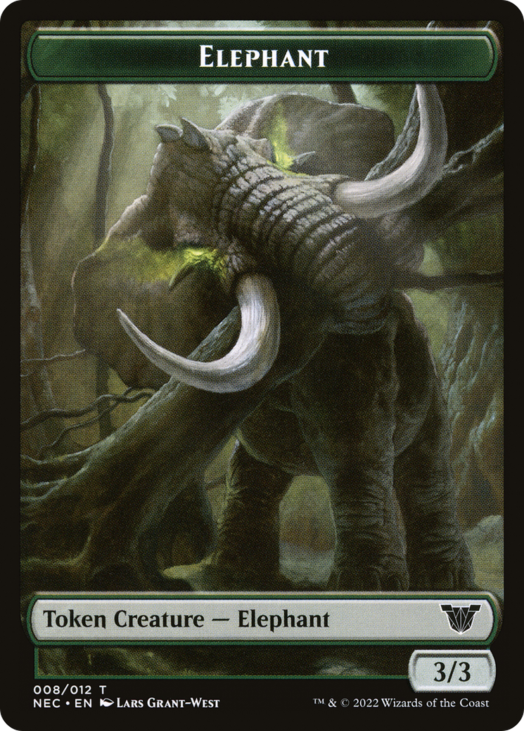 Elephant (TNEC-008) [Neon Dynasty Commander Tokens]
