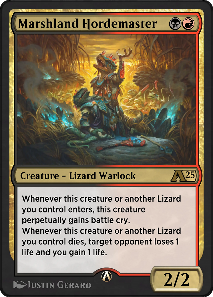 Marshland Hordemaster (YBLB-027) [Alchemy: Bloomburrow]