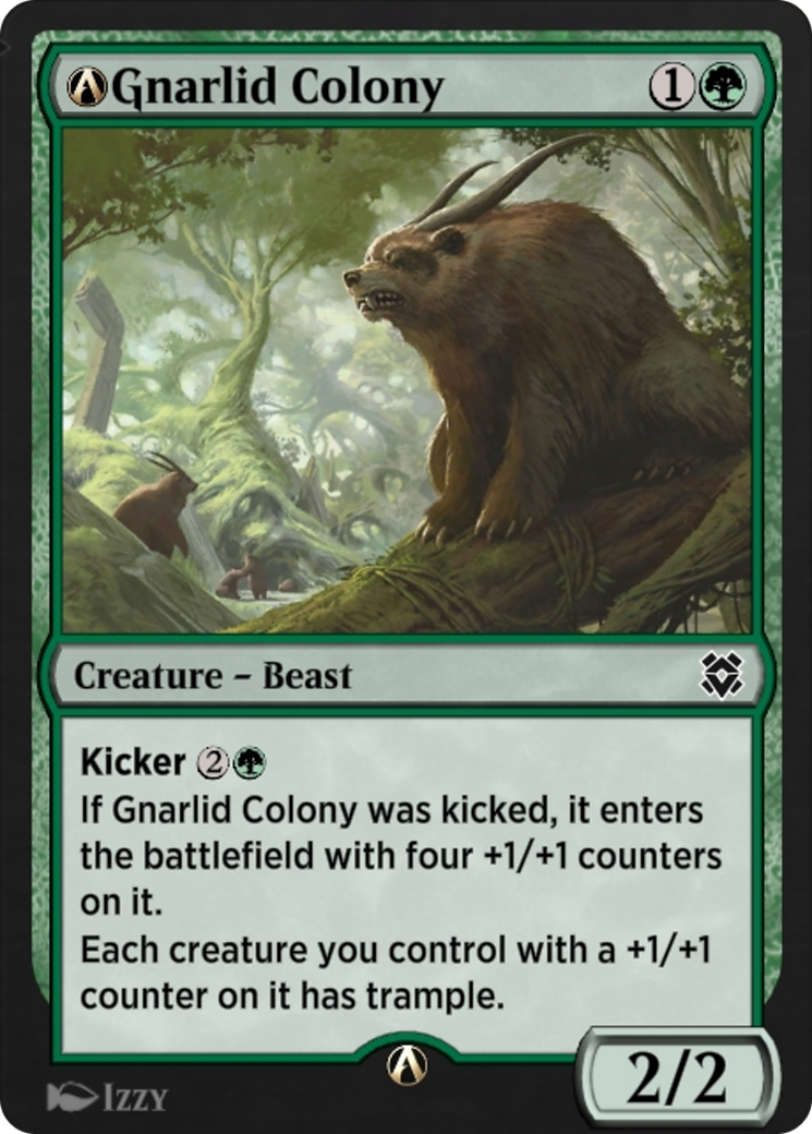 A-Gnarlid Colony (ZNR-A-185) [Zendikar Rising]