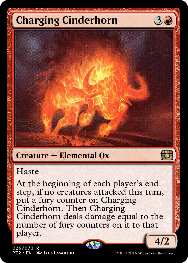 Charging Cinderhorn (PZ2-026) [Treasure Chest]