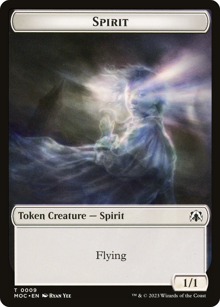 Spirit (TMOC-009) [March of the Machine Commander Tokens]