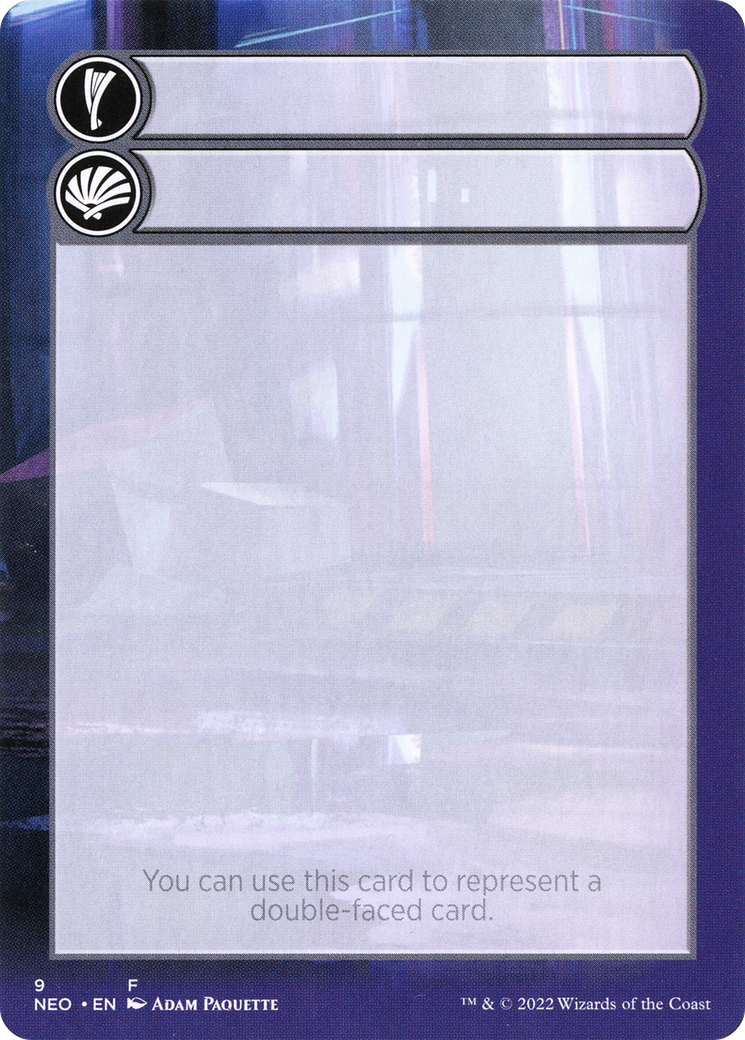 Double-Faced Substitute Card (SNEO-009) (Borderless) [Kamigawa: Neon Dynasty Substitute Cards]