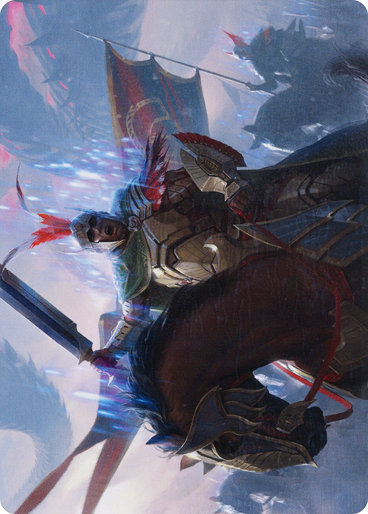 Marshal of Zhalfir // Marshal of Zhalfir (AMOM-050) (Borderless) [March of the Machine Art Series] Foil