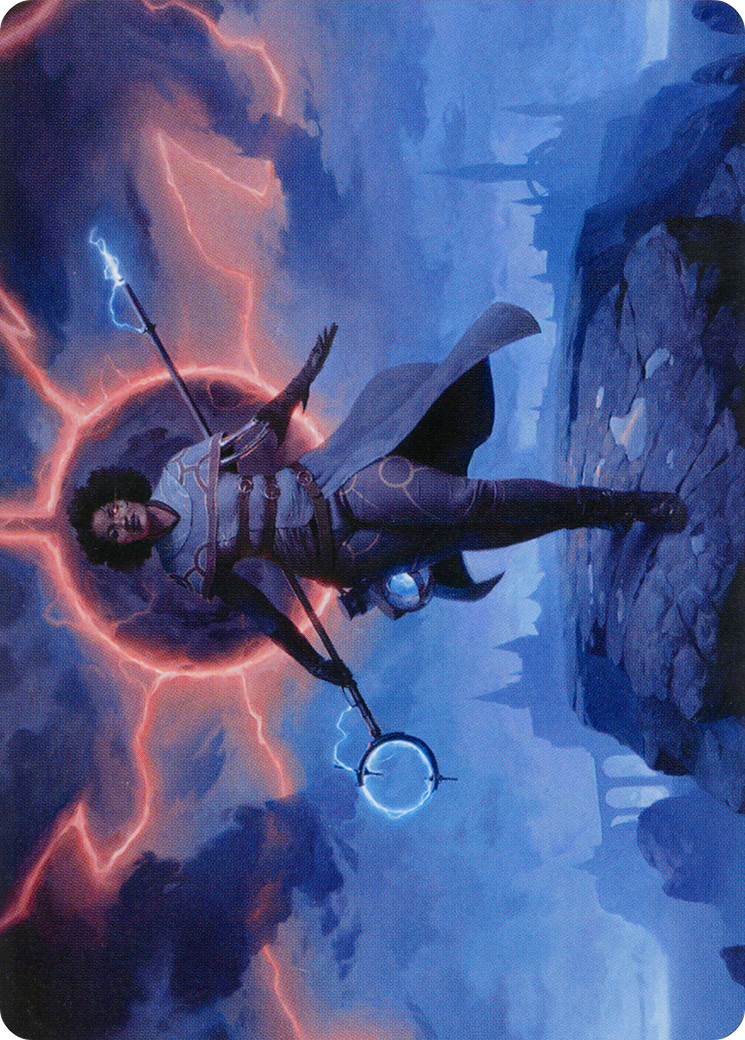 Rona, Herald of Invasion // Rona, Herald of Invasion (AMOM-016) (Borderless) [March of the Machine Art Series] Foil