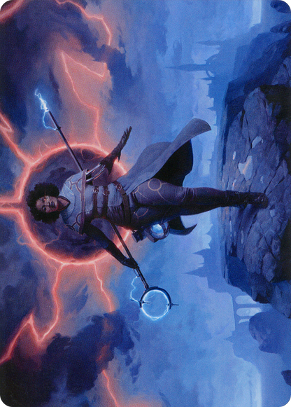 Rona, Herald of Invasion // Rona, Herald of Invasion (AMOM-016) (Borderless) [March of the Machine Art Series] Foil
