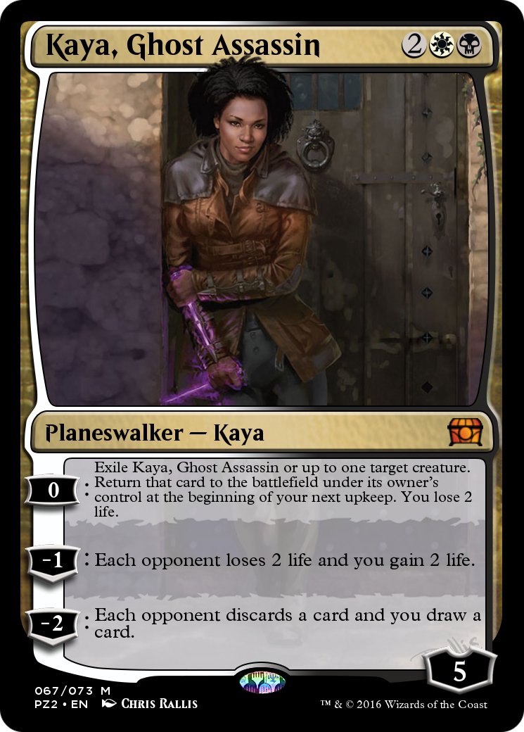 Kaya, Ghost Assassin (PZ2-067) [Treasure Chest] Foil