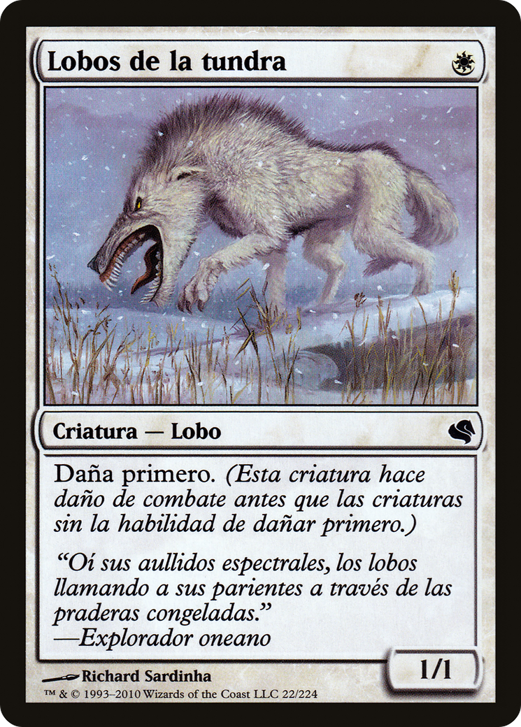 Tundra Wolves (Spanish) - "Lobos de la tundra" (PS11-022) [Salvat 2011]