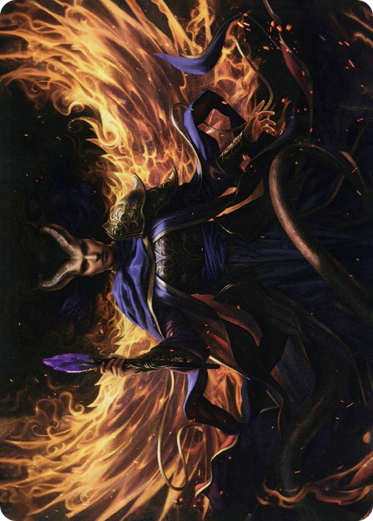 Farideh, Devil's Chosen // Farideh, Devil's Chosen (AAFR-032) (Borderless) [Adventures in the Forgotten Realms Art Series] Foil
