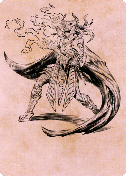 Livaan, Cultist of Tiamat // Livaan, Cultist of Tiamat (ACLB-055) (Borderless) [Battle for Baldur's Gate Art Series]